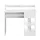 Artiss White 100CM Computer Desk with Storage - E2 Particle Board, Melamine Finish, Shelves, Drawer & Keyboard Tray