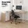 Artiss Swivelling L Shape Computer Desk with Storage Cabinets and Bookshelves for Home Office Oak