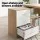 Artiss Swivelling L Shape Computer Desk with Storage Cabinets and Bookshelves for Home Office Oak
