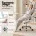 Artiss Office Desk and Chair Set 100cm White Computer Desk with Storage Adjustable PU Leather Office Chair