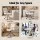 Artiss Office Desk and Chair Set 100cm White Computer Desk with Storage Adjustable PU Leather Office Chair