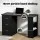 Artiss Office Desk and Chair Set 120cm Computer Desk with 3 Drawers Open Shelves Ergonomic Chair 360°
