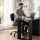Artiss Office Desk and Chair Set 120cm Computer Desk with 3 Drawers Open Shelves Ergonomic Chair 360°