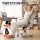 Artiss 120cm Computer Desk and Ergonomic Mesh Office Chair Set with 3 Drawers 3 Shelves White Finish