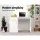 Artiss Computer Desk with Drawer and Cabinet, Engineered Wood, 100cm, White - Modern Office Storage Solution