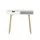 Artiss 90CM White Computer Desk - Scandinavian Style, Rubber Wood Legs, Drawer & Shelf, 15mm Particle Board