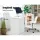 Artiss Computer Desk with Drawers and Shelves, 15mm Particle Board, White, 120cm - Stylish & Functional Office Solution