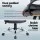 Artiss Computer Desk 120cm with Executive Office Chair Set, PU Leather High Back, Drawers & Shelves, Black