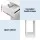 Artiss Computer Desk with Bookshelf, 15mm Particle Board, 120cm, White, Stylish Workspace, Easy Assembly