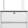 Artiss Computer Desk with Bookshelf & Drawer, 134cm White Melamine Finish, 15mm Particleboard, Home Office Furniture