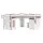 Artiss L-Shaped White Computer Desk with Storage Cabinet & Drawers, 150cm - Space-Saving Home Office Solution