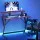 Artiss Gaming Desk, MDF Board, 100CM, Black - Stylish & Durable Two-Tier Design with Y-Shaped Legs, 90kg Capacity