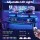 Artiss 120cm Gaming Desk with RGB LED Lights Built In Power USB Ports and Monitor Shelf Carbon Fibre Top