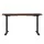 Artiss Motorised Standing Desk, Rustic Brown, 140cm, Dual Motor Height Adjustable Frame, Eco-Friendly, Quiet Operation