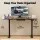 Artiss 140CM Motorised Standing Desk, Dual Motors, Walnut Finish, Height Adjustable with Digital Panel & Accessories