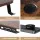 Artiss Electric Standing Desk L-Shaped 120cm, Rustic Brown, Adjustable Height, Motorized with Digital Control Panel