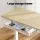 Artiss 120CM Oak Motorised Standing Desk - Dual Motor, Adjustable Height, USB Ports, Quiet Operation, Large Drawer