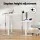 Artiss 120CM Electric Standing Desk, White - Motorised, Height Adjustable, USB Ports, Drawer, Digital Control
