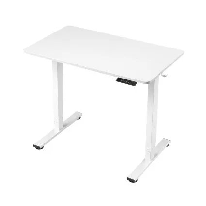 Artiss Electric Standing Desk 100cm Adjustable Sit Stand Office Table with Memory Presets White