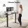 Artiss 140cm Standing Desk Height Adjustable Motorised 70kg Brown Office Desk with Digital Memory Presets