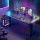 Artiss Electric Standing Gaming Desk 140cm: Height Adjustable, RGB LED, Memory Control, MDF, Black/White Options