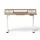 Artiss Electric Standing Desk 120cm Height Adjustable Sit Stand Oak White with Drawers Monitor Shelf