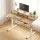 Artiss Electric Standing Desk 120cm Height Adjustable Sit Stand Oak White with Drawers Monitor Shelf