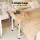 Artiss Adjustable Laptop Desk Table 60CM - Light Wood, Portable & Lightweight, Height Adjustable, 360° Rotating Stand