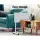 Artiss Adjustable 80CM White Laptop Desk Table - Portable, 360° Tilt, U-Shape Frame, Lockable Wheels, MDF Top
