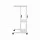 Artiss Laptop Desk Height Adjustable Mobile Workstation Computer Desk 60cm Steel Frame White