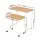 Artiss 2-in-1 Mobile Laptop Desk Set with Nesting Tables for Home Office Oak