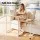 Artiss 2-in-1 Mobile Laptop Desk Set with Nesting Tables for Home Office Oak