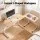 Artiss 2-in-1 Mobile Laptop Desk Set with Nesting Tables for Home Office Oak