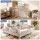 Artiss 2-in-1 Mobile Laptop Desk Set with Nesting Tables for Home Office Oak