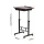 Artiss Adjustable Laptop Desk Mobile Bedside Table with Hidden Storage and Tilting Desktop Walnut
