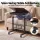 Artiss Adjustable Laptop Desk Mobile Bedside Table with Hidden Storage and Tilting Desktop Walnut