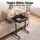 Artiss Adjustable Laptop Desk Mobile Bedside Table with Hidden Storage and Tilting Desktop Walnut