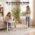 Artiss Adjustable Laptop Desk Mobile Bedside Table with Hidden Storage and Tilting Desktop Light Wood