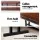 Artiss Adjustable Mobile Twin Laptop Desk Table 80cm Dark Wood, Height Adjustable, MDF, Tilting Top, Lockable Wheels