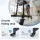 Artiss Mobile Lectern Stand Adjustable Sit to Stand Presentation Podium Black with Wheels Tilt Top 60x40 cm
