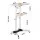 Artiss Mobile Lectern Stand Adjustable Sit-to-Stand Presentation Podium Tilting Top Wheels White (60x40cm)