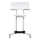 Artiss Mobile Lectern Stand Adjustable Sit-to-Stand Presentation Podium Tilting Top Wheels White (60x40cm)