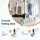 Artiss Mobile Lectern Stand Adjustable Sit-to-Stand Presentation Podium Tilting Top Wheels White (60x40cm)