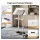 Artiss Mobile Lectern Stand Adjustable Sit-to-Stand Presentation Podium Tilting Top Wheels White (60x40cm)
