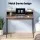 Artiss Kelvin Computer Desk with Shelf 100cm Oak—Engineered Wood, Black Steel Frame, Space-Saving, Easy Assembly
