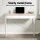 Artiss 100CM Oak Computer Desk with Drawers, Steel Frame, X-Brace Stability, Melamine Finish for Home Office