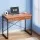Artiss Karl 100CM Walnut Computer Desk with Storage Drawers | Durable Melamine Finish & Steel Frame for Home Office