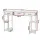 Artiss 120CM White Computer Desk with Shelves & Drawers - Sturdy Iron Frame, Oak Finish, Easy Assembly, 1-Year Warranty