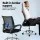 Artiss Foldable Computer Desk and Mesh Office Chair Set, 80x40cm Black, Steel Frame, Adjustable, Home Study Combo