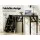 Artiss Foldable Computer Desk, Particle Board, Black, 80cm x 40cm, Sturdy Corner Design for Home Office Use